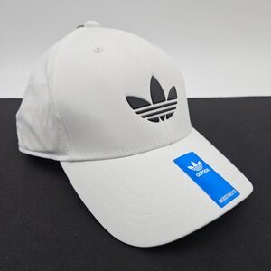 Adidas Originals Beacon 5.0 Men's Baseball Cap OSFM White Adjustable Fit